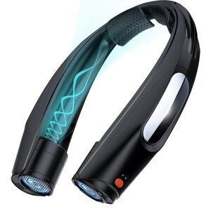 Black Wearable Neck Fan NIB